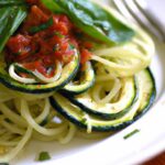 Zucchini Noodles with Tomato Basil Sauce: Fresh & Flavorful