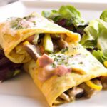 Delicious Turkey-Filled Savory Crepes: A Flavorful Twist