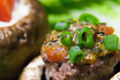 Savor Low-Carb Stuffed Mushrooms with Savory Ground Beef
