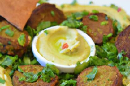 Crispy Baked Falafel Meets Creamy Hummus: A Perfect Pair