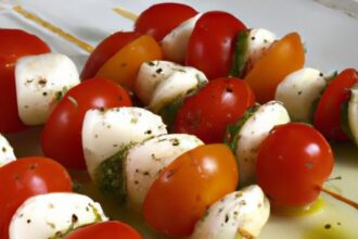 Tomato Mozzarella Skewers: Fresh Bites of Italian Delight
