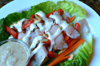 Flavor-Packed Keto Chicken Lettuce Wraps with Peanut Sauce
