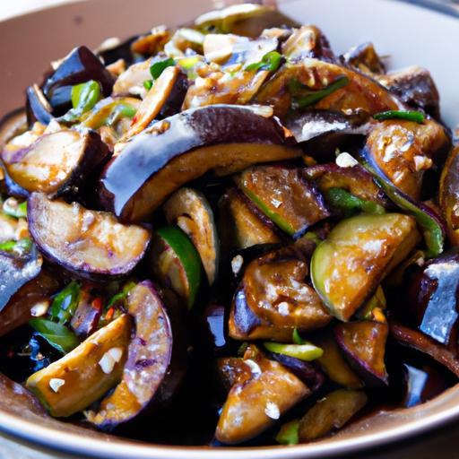 Savor Keto Eggplant Stir-Fry: Garlic & Soy Sauce Delight