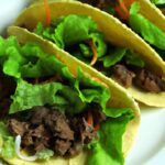 Crunchy Low-Carb Beef Tacos Wrapped in Fresh Lettuce