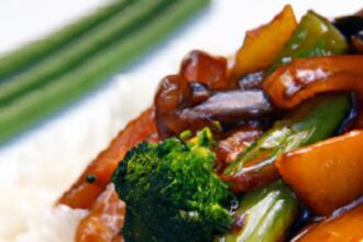 Savor the Flavor: Easy Vegetable & Rice Stir-Fry with Soy Sauce