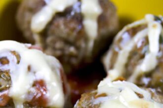 Melty Mozzarella-Stuffed Meatballs: A Cheesy Delight Recipe