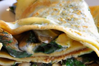 Deliciously Savory Mushroom & Spinach Crepes Recipe Guide