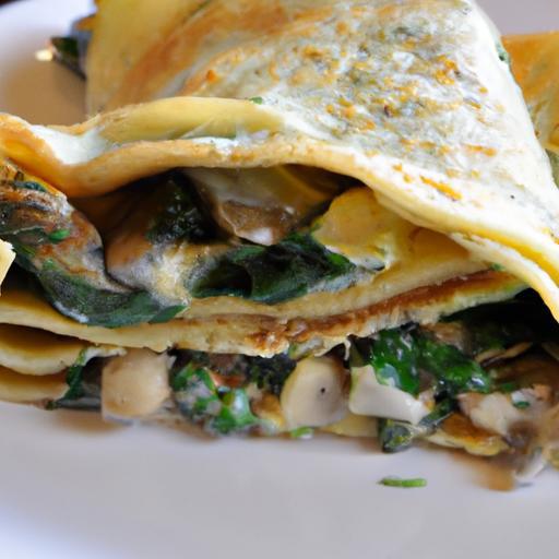Deliciously Savory Mushroom & Spinach Crepes Recipe Guide