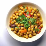 Hearty Chickpea & Tomato Stew with Fresh Cilantro Twist