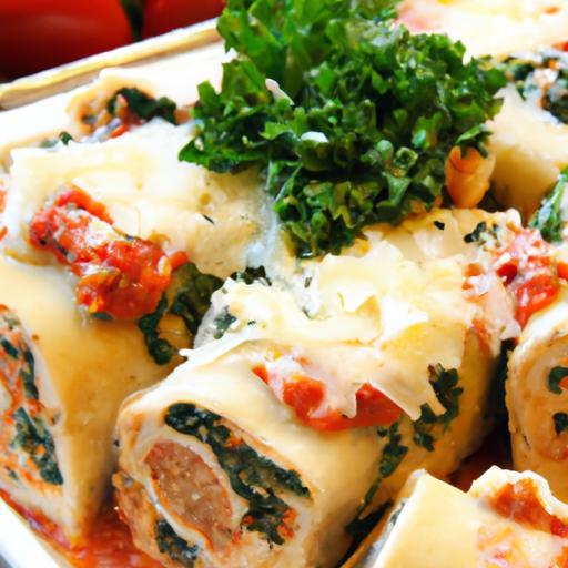 Delicious Turkey and Spinach Lasagna Roll-Ups Recipe Unveiled