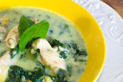 Hearty Creamy Chicken Spinach Stew: A Comfort Classic