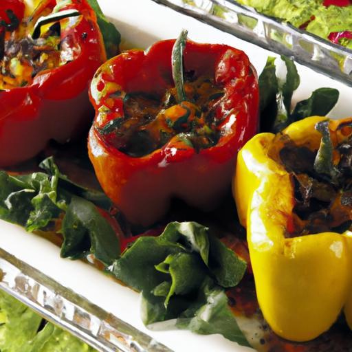 Stuffed Peppers Unveiled: A Colorful Feast for the Senses