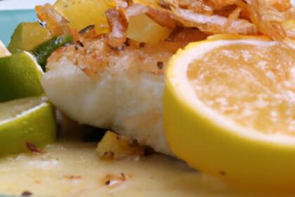 Zesty Baked Fish Fillets in Creamy Lemon Butter Sauce