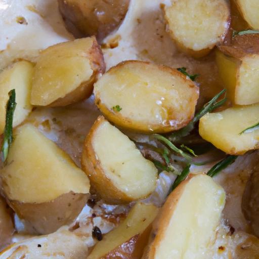Golden Crispy Roast Potatoes with Rosemary & Garlic Bliss