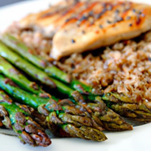 Counting calories: Grilled Chicken, Rice & Asparagus Guide
