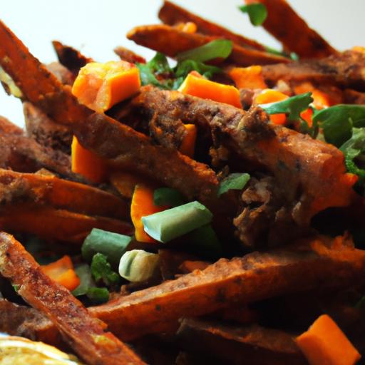 Hearty Loaded Sweet Potato Fries‌ with Savory⁤ Ground Beef
