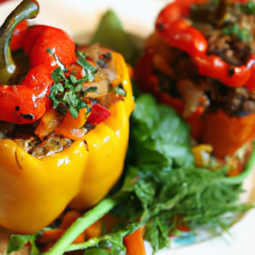 Stuffed Peppers Unveiled:⁤ A Colorful Feast‍ for the⁣ Senses