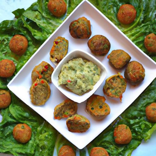 Bite-Sized Bliss: Mini Falafel with Creamy Tahini Sauce