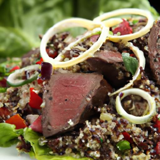 Zesty Lamb &​ Quinoa Salad: A Fresh Twist with⁣ Lemon Dressing