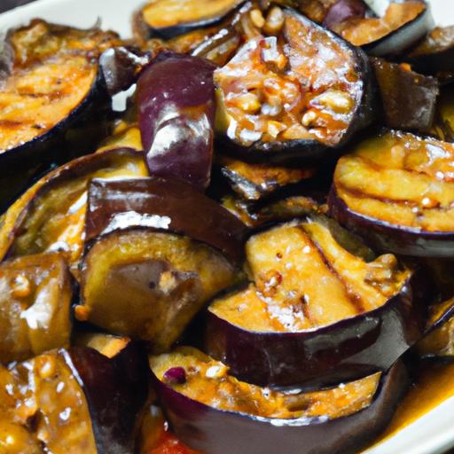 Savor Keto Eggplant Stir-Fry: Garlic & Soy Sauce Delight