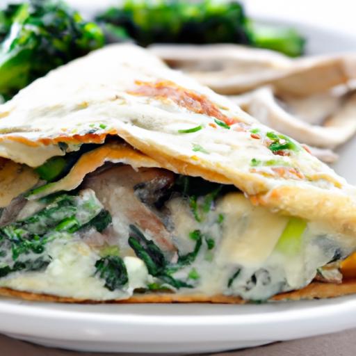Deliciously Savory Mushroom & Spinach Crepes Recipe Guide