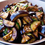 Savor Keto Eggplant Stir-Fry: Garlic & Soy Sauce Delight