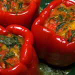 Savor the Flavor: Chicken & Spinach Stuffed Bell Peppers