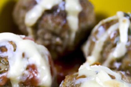 Melty Mozzarella-Stuffed Meatballs: A Cheesy Delight Recipe