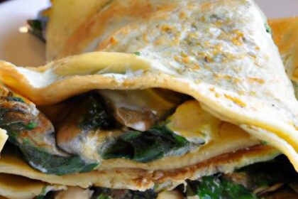 Deliciously Savory Mushroom & Spinach Crepes Recipe Guide