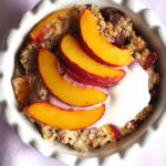 Peach and Cream Oatmeal Bake: A Cozy, Wholesome Delight
