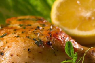 Bright and Bold: Zesty Lemon Herb Grilled Chicken Thighs