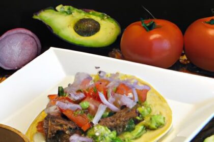 Savor the Flavors: Beef Tacos with Fresh Guacamole & Salsa