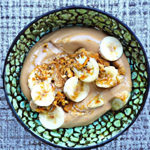 Power-Packed Peanut Butter & Banana Smoothie Bowl Recipe