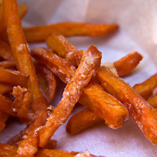 Golden Crunch: Mastering Crispy Sweet Potato Fries with Ketchup