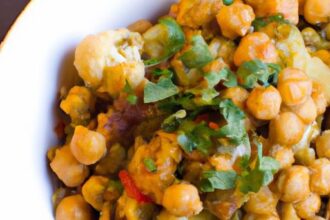 Wholesome Cauliflower and Chickpea Curry: A Flavorful Delight