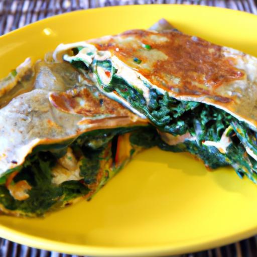 Delightful Vegan Spinach & Mushroom Crepes: A Savory Treat