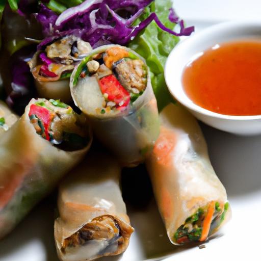 Crisp Vegetable Spring Rolls: Perfect Pairing with Soy Sauce