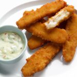 Crispy Homemade Fish Sticks with Classic Tartar Sauce Recipe