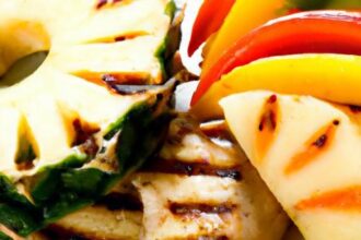 Tropical Delight: How to Make Grilled Chicken & Pineapple Skewers