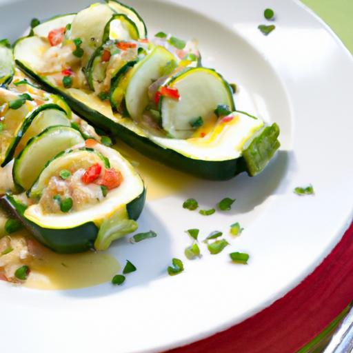 Veggie-Packed Zucchini Boats: A Delicious Meatless Feast