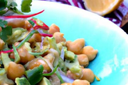 Creamy Avocado Chickpea Salad: A Nutritious Delight