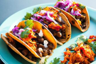 Hearty Sweet Potato & Black Bean Tacos: A Flavorful Feast