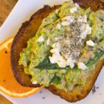 Golden Roast Meets Creamy Green: Sweet Potato Avocado Toast
