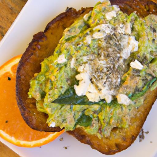 Golden Roast Meets Creamy Green: Sweet Potato Avocado Toast