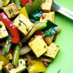 Brighten Mornings: Vibrant Vegan Tofu Scramble with Veggies