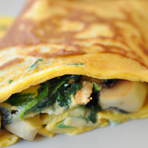 Savor the Flavor: Irresistible Mushroom & Spinach⁣ Crepes