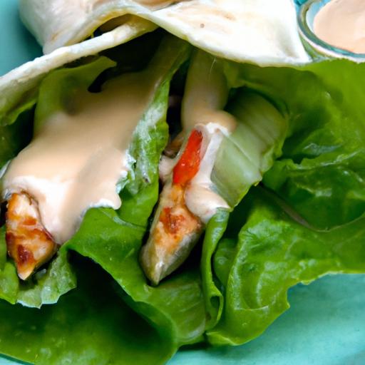 spice Up dinner:‌ Flavorful⁢ Chicken ‌Lettuce Wraps with Mayo