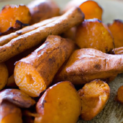 Sweet Potatoes Roasted with Honey & Cinnamon Bliss
