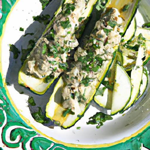 Veggie-Packed Zucchini Boats: A Delicious Meatless Feast