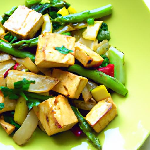 brighten Mornings: Vibrant Vegan ‌Tofu Scramble with veggies